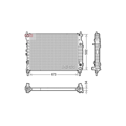 Denso DRM20124 Drm20124 Engine Radiator | ML Performance UK