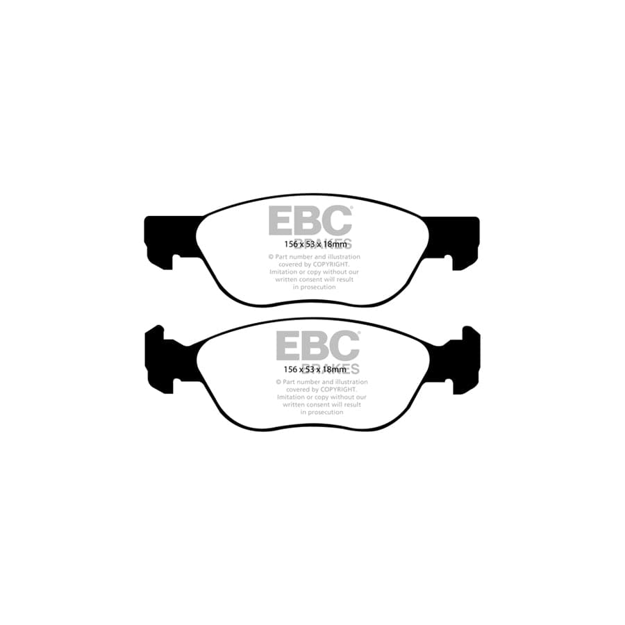 EBC PDKF651 Fiat Punto Ultimax Front Brake Pad & Plain Disc Kit 2 | ML Performance UK Car Parts