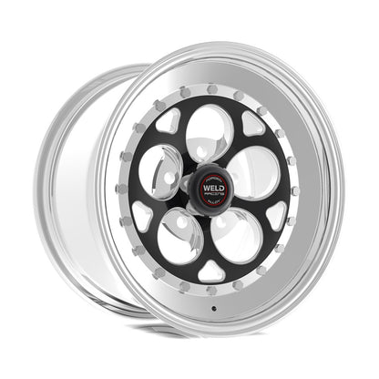 Weld 792B-510214 Magnum Iii Wheel 15x10 5x4.5 ET51 BS7.5 Black Center - Polished Shell