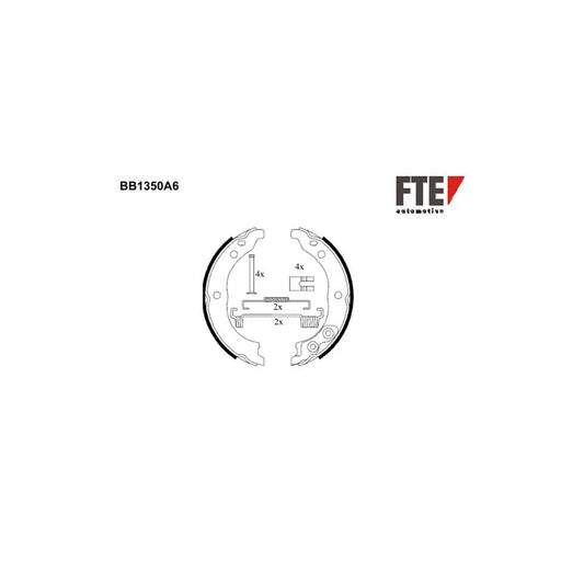 Fte 9100102 Handbrake Shoes | ML Performance UK Car Parts