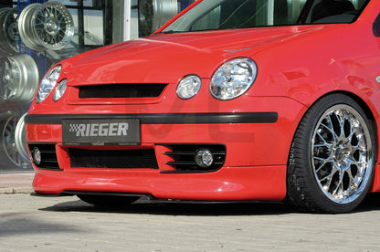 Rieger 00047103 VW 9N Polo Mk5 Front Splitter 1 | ML Performance UK Car Parts