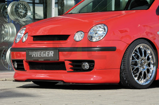 Rieger 00047103 VW 9N Polo Mk5 Front Splitter 1 | ML Performance UK Car Parts