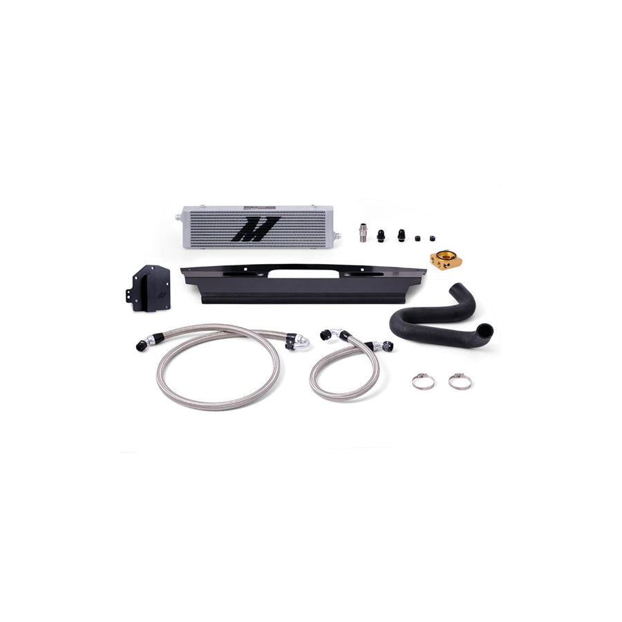 Mishimoto MMOC-MUS8-15TRHD 15-17 Ford Mustang GT Right-Hand Drive Thermostatic Oil Cooler Kit - Silver