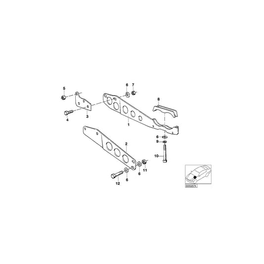 Genuine BMW 18211175021 E23 E32 Pipe Clamp (Inc. 732i, 730i & 730iL) | ML Performance UK Car Parts