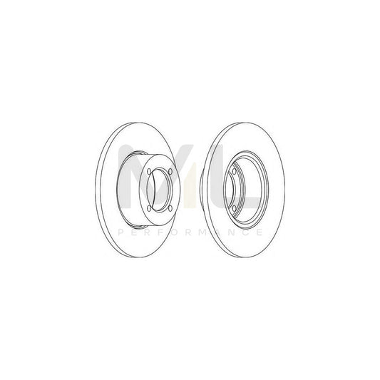 FERODO DDF001-1 Brake Disc Solid | ML Performance Car Parts