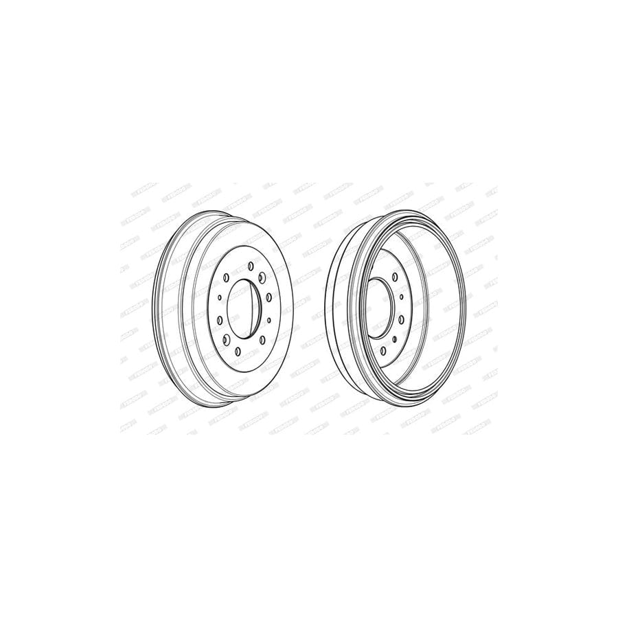 Ferodo Fsl590 Brake Pad Set Fuse Technology Incl Wear Warning Contact