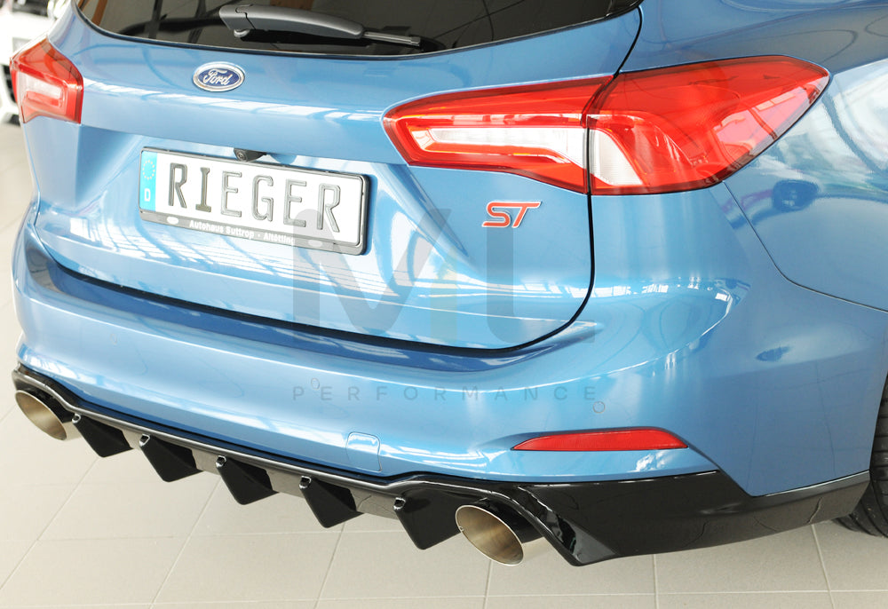Rieger 00088238 Ford DEH Focus 4 Rear Diffuser (Inc. Focus 4 ST) 2 | ML Performance UK Car Parts