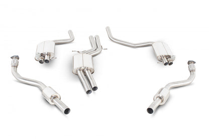 Scorpion SAU048SYS Audi RS4 B8 Resonated Cat-Back System Inc Active Exhaust Valve | ML Performance UK UK