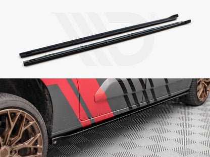Maxton Design PE-PA-3-SD1T Side Skirts Diffusers Peugeot Partner MK3 (2018-) | ML Performance UK Car Parts