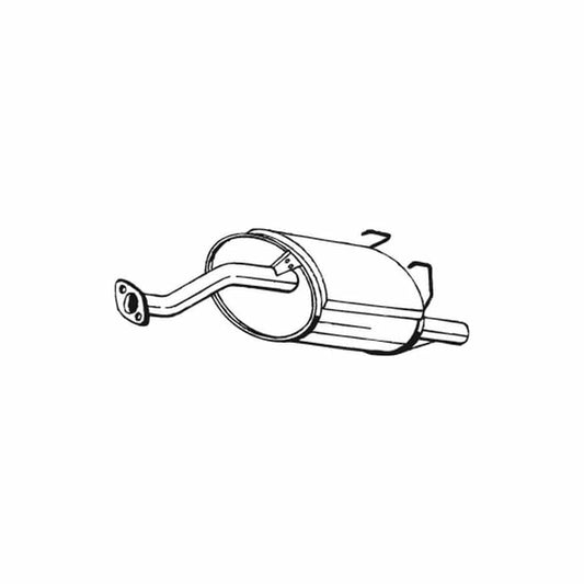 Bosal 163-203 Rear Silencer For Honda Civic Vi Hatchback (Ej, Ek)