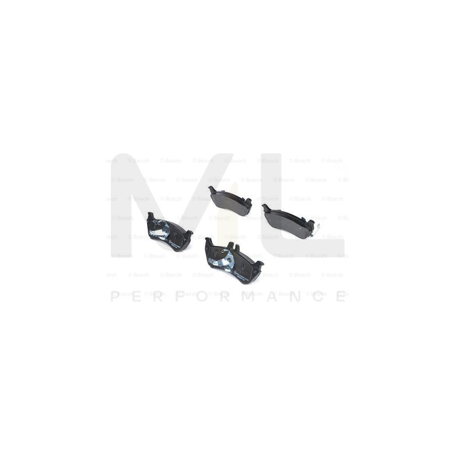 Bosch 0986424708 Brake Pad Set Suitable For Mercedes-Benz Ml-Class (W163) With Anti-Squeak Plate, With Piston Clip BP421 | ML Performance Car Parts