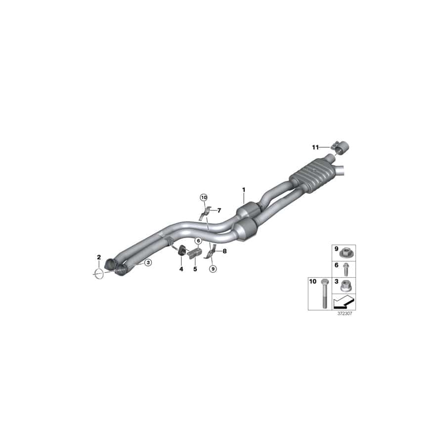 Genuine BMW 18308747477 F87 Pipe Clamp, Top (Inc. M2 Competition) | ML Performance UK Car Parts