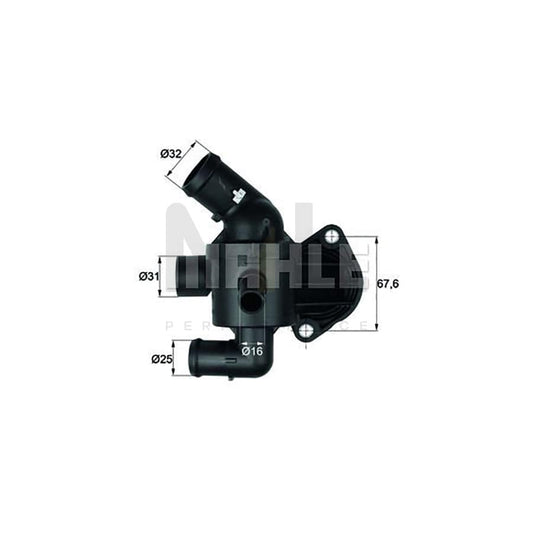 MAHLE ORIGINAL TI 74 85D Engine thermostat Opening Temperature: 85��C, with seal | ML Performance Car Parts