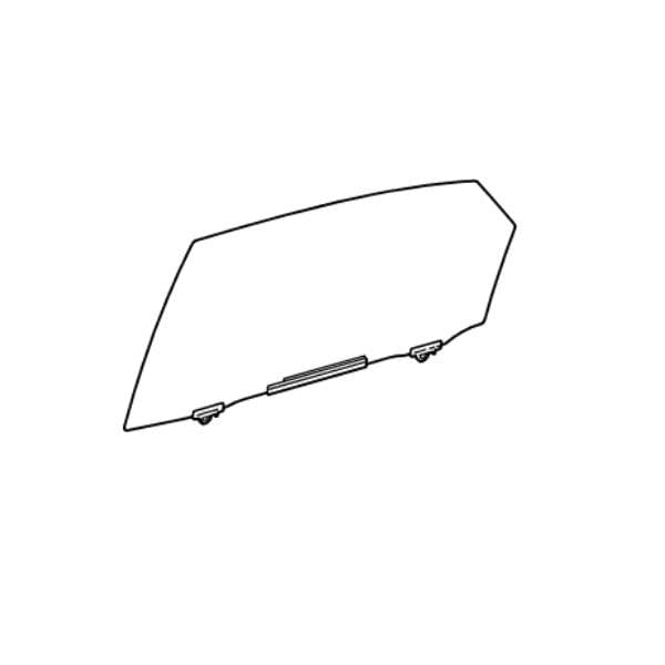 Genuine Lexus 68104-48151 RX Phase 3 N/S Rear Window Glass