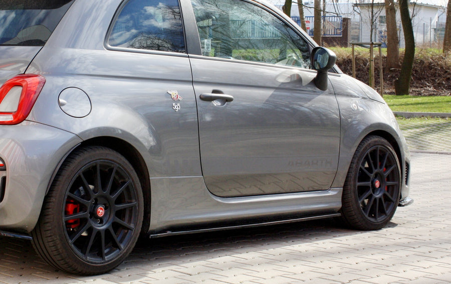 Maxton Design Fiat 500 Abarth MK1 Facelift Side Skirts Diffusers