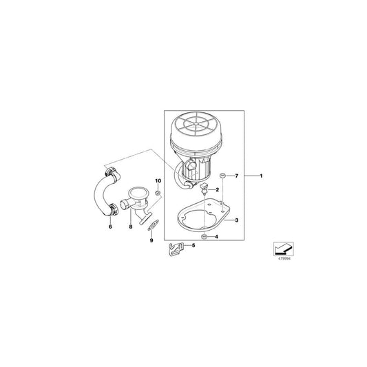 Genuine BMW 11727533642 E85 Pressure Hose Assy (Inc. Z4 2.0i) | ML Performance UK Car Parts