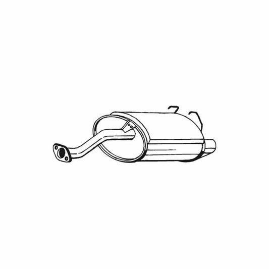 Bosal 163-725 Rear Silencer For Honda Civic