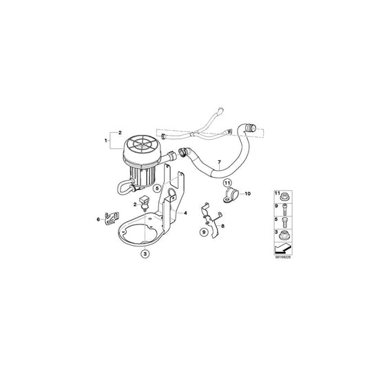 Genuine BMW 11727966229 E65 Pressure Hose Assy (Inc. AlpinaB7) | ML Performance UK Car Parts