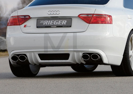 Rieger 00055426 Audi B8 B81 A5 Rear Diffuser 1 | ML Performance UK Car Parts
