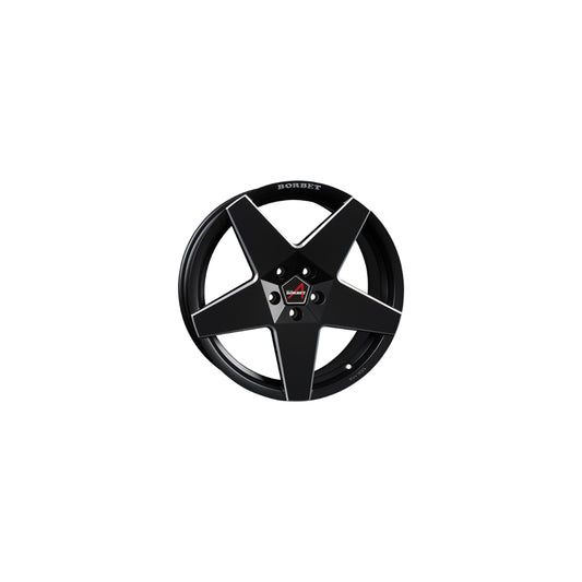 Borbet A neu 7.5x17 ET35 A 75735100564,1BM Matt Black Wheel | ML Performance UK Car Parts
