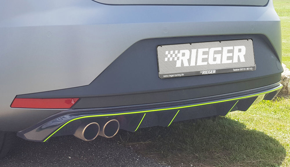 Rieger 00088031 Seat 5F Leon Rear Diffuser 2 |ML Performance UK Car Parts
