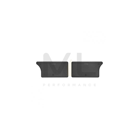 FROGUM Tailored 03117 Floor mat set Elastomer, Rear, Quantity: 2, Black | ML Performance Car Parts