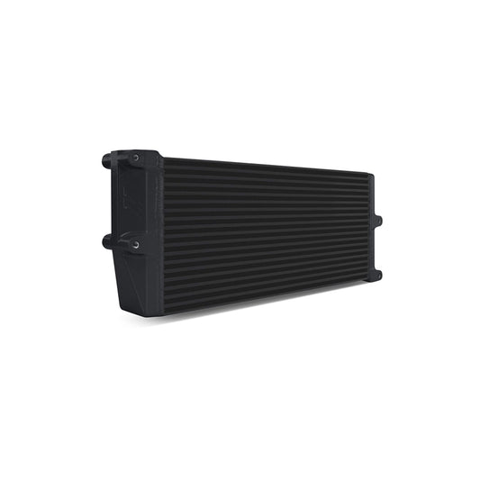 Mishimoto MMOC-OO-17BK Heavy-Duty Oil Cooler - 17in. Opposite-Side Outlets - Black