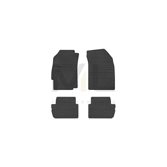 FROGUM Tailored 0698 Floor mat set for CHEVROLET Spark (M300) Elastomer, Front and Rear, Quantity: 4, Black | ML Performance Car Parts