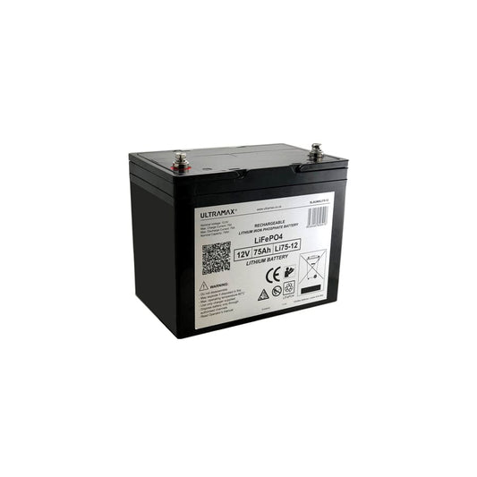 Ultramax Lithium 75AMP LiFePO4 Battery | ML Performance Battery and Electrical Accessories