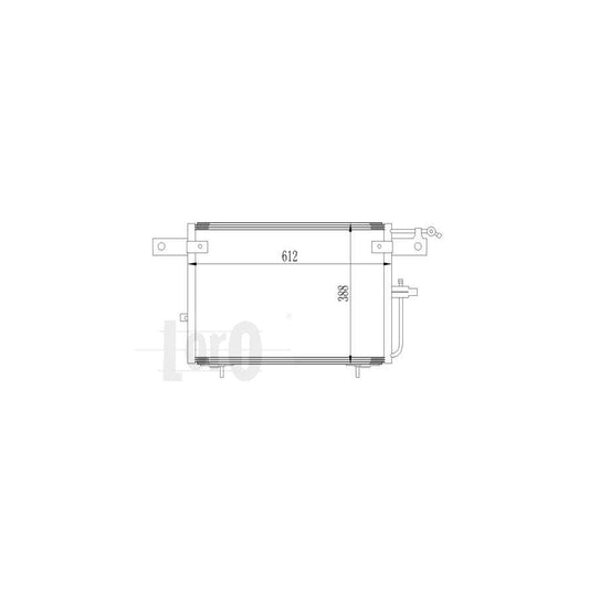 Abakus 0030160019 Air Conditioning Condenser For Audi 100 | ML Performance UK