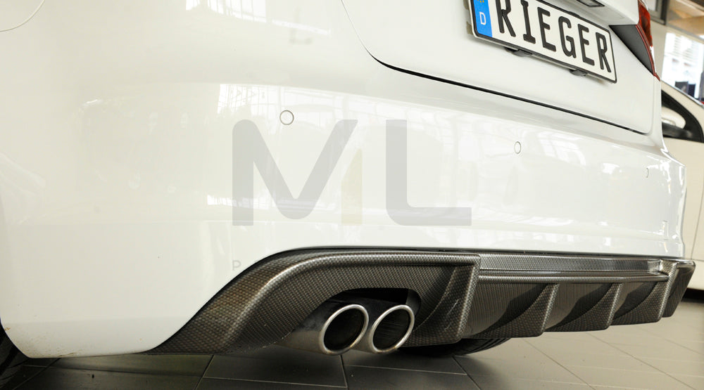 Rieger 00099355 Audi 8V A3 Rear Diffuser 5 | ML Performance UK Car Parts