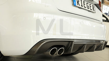 Rieger 00099355 Audi 8V A3 Rear Diffuser 5 | ML Performance UK Car Parts