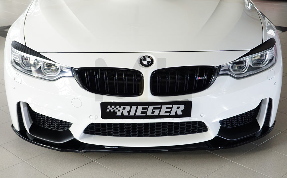 Rieger 00088125 BMW 4 Series F80 F82 F83 Front Splitter (M3 & M4) 4 | ML Performance UK Car Parts