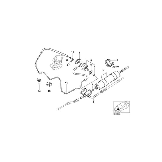 Genuine BMW 11727831612 E52 Hose Clamp (Inc. AlpinaV8 & Z8) | ML Performance UK Car Parts