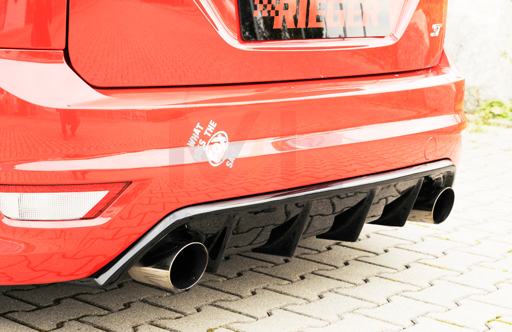 Rieger 00088118 Ford Focus 2 ST Rear Diffuser 2 | ML Performance UK Car Parts