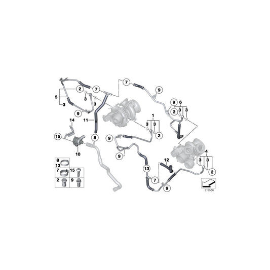 Genuine BMW 11517629914 F01 RR4 F03 Auxiliary Water Pump (Inc. Wraith, 760Li & 760i) | ML Performance UK Car Parts