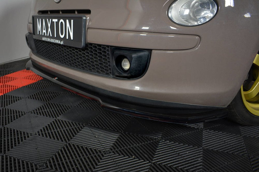 Maxton Design Fiat 500 Hatchback (Pre-Facelift) Front Splitter V.2