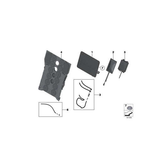 Genuine BMW 52209181843 F03 F02 Massage Mat (Inc. Ghost EWB, 750Li & 740LiX) | ML Performance UK