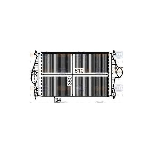 Hella 8ML 376 755-761 Intercooler