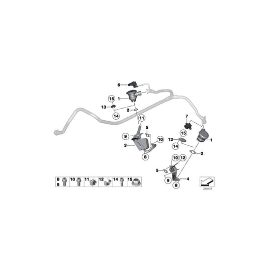 Genuine BMW 11727577830 F01 F02 RR4 Valve (Inc. 760Li, Ghost & Ghost EWB) | ML Performance UK Car Parts