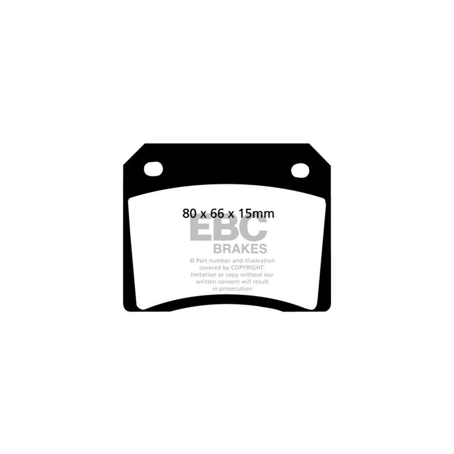 EBC PLK1445 Daimler Double Six Yellowstuff Pads and Brake Line Performance Pack - Girling/TRW Caliper 3 | ML Performance UK Car Parts