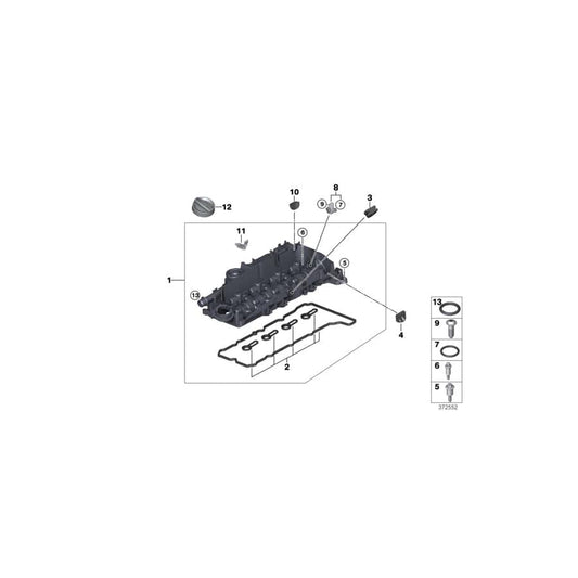 Genuine BMW 11128583293 F22 F46 G01 Gasket Set, Cylinder Head Cover (Inc. 520d ed, 118dX & X2 18d) | ML Performance UK Car Parts
