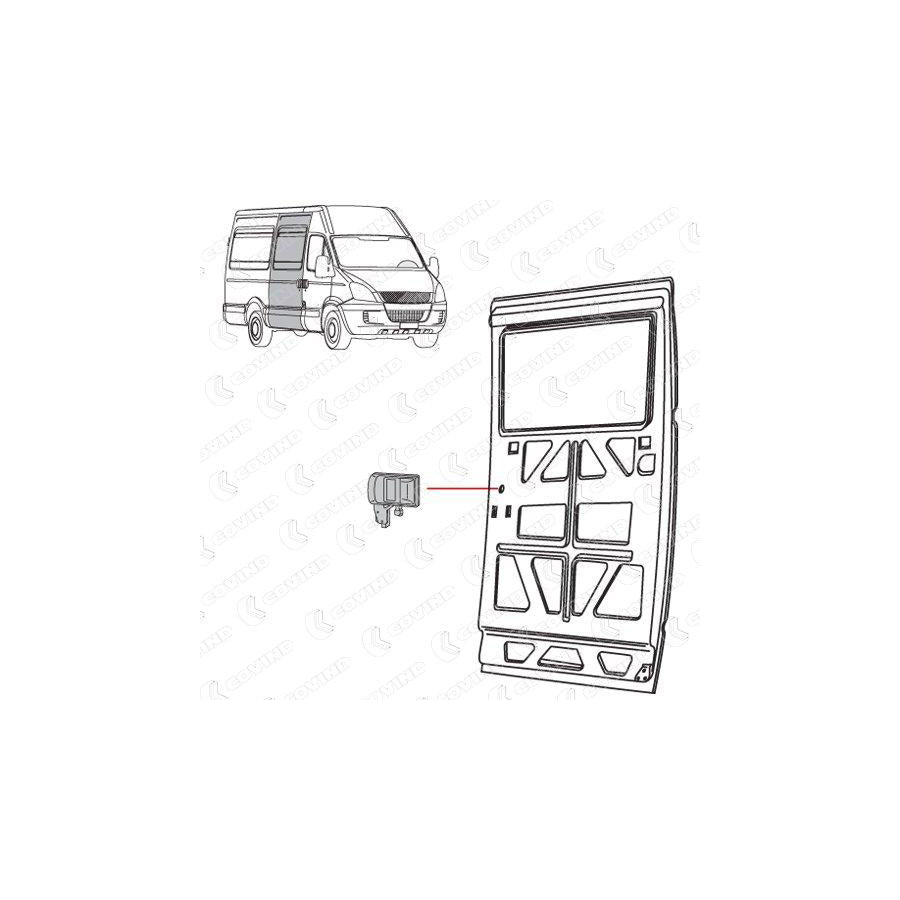 Covind C39/186 Door Handle For Iveco Daily | ML Performance UK