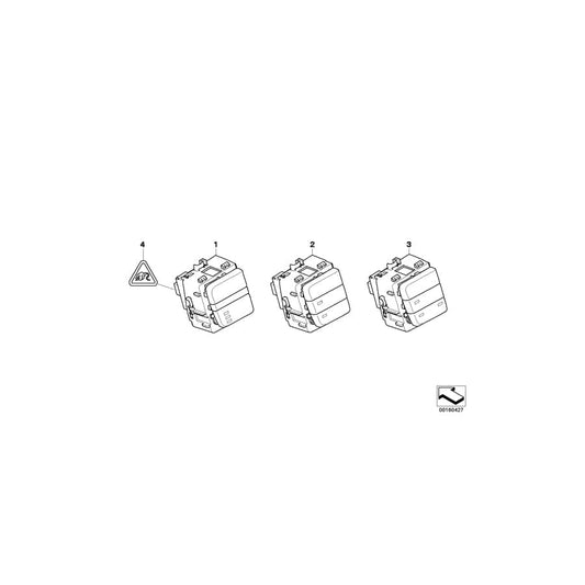 Genuine BMW 61319159058 E60 E61 Switch Center, C. Console, Switch Block (Inc.  & M5) | ML Performance UK Car Parts