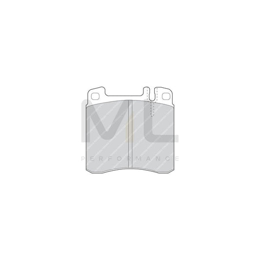 Ferodo Fsl1288 Brake Pad Set Fuse+ Technology, Not Prepared For Wear Indicator, With Piston Clip | ML Performance Car Parts