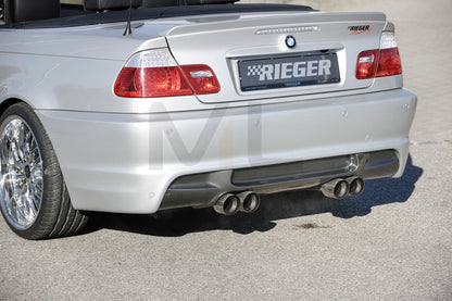 Rieger 00099823 BMW 3 Series E46 Rear Diffuser 2 | ML Performance UK Car Parts