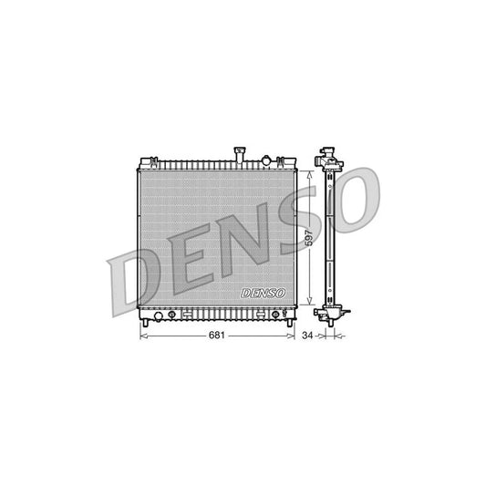 Denso DRM46031 Drm46031 Engine Radiator For Nissan Titan (A60) | ML Performance UK