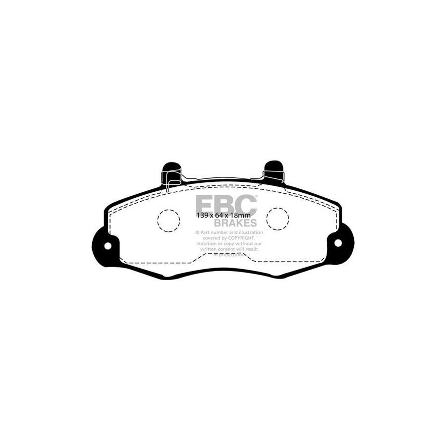 EBC DP918/2 Ford Transit Ultimax Front Brake Pads 2 | ML Performance UK Car Parts