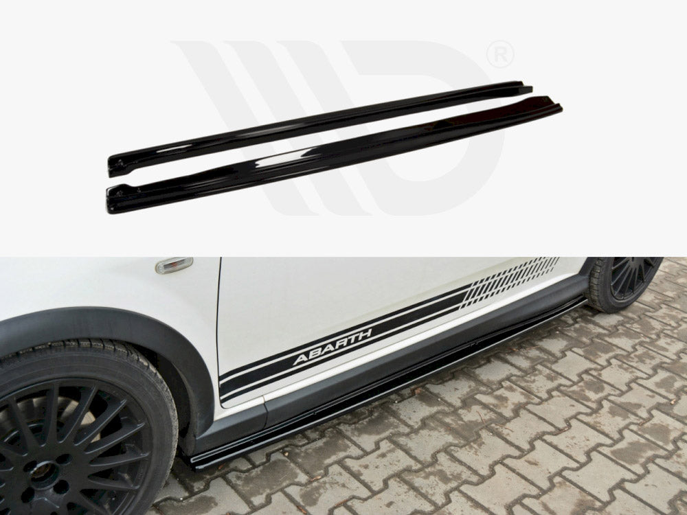 Maxton Design FI-GP-ABARTH-SD1T Side Skirts Diffusers Fiat Grande Punto | ML Performance UK Car Parts