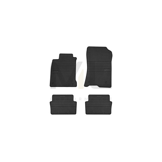 FROGUM Tailored 0751 Floor mat set for RENAULT Laguna III Hatchback (BT) Elastomer, Front and Rear, Quantity: 4, Black | ML Performance Car Parts